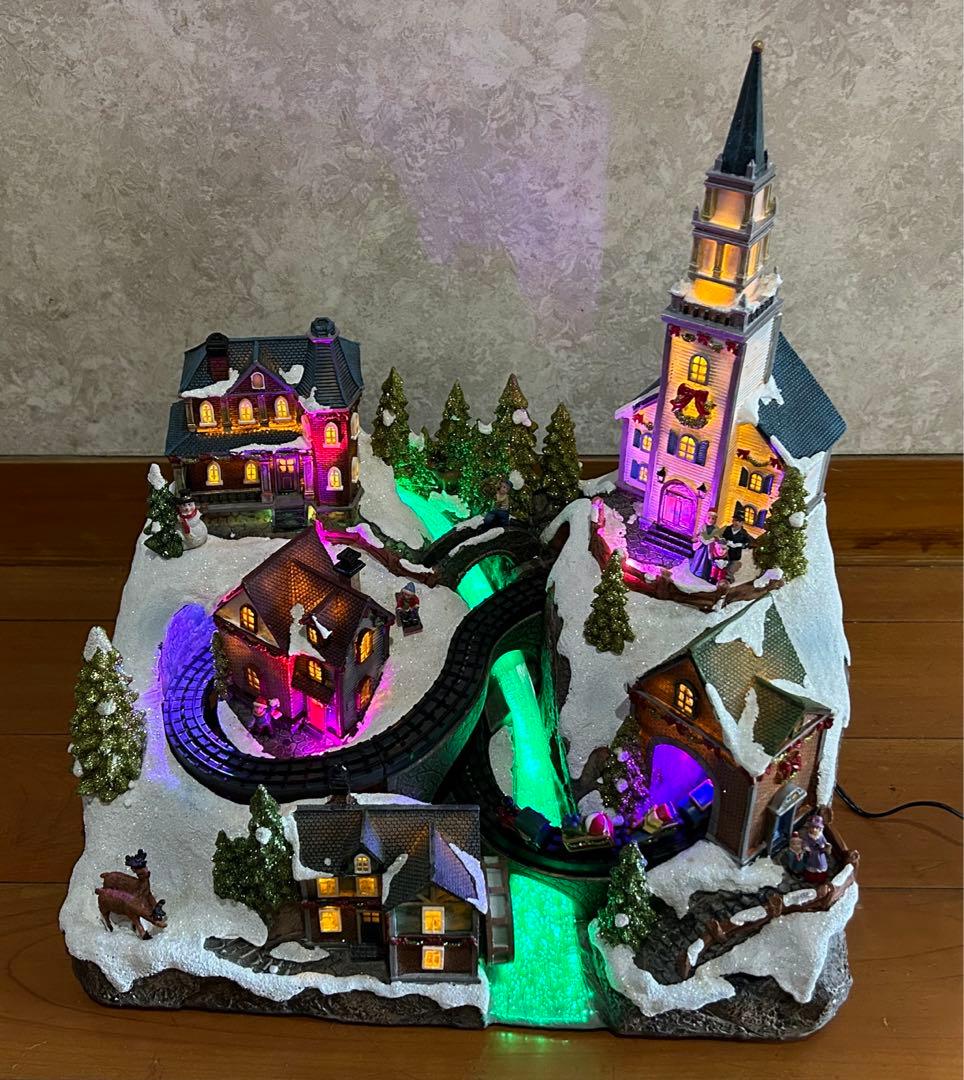 コストコ Animated Village Scene クリスマス オルゴール - メルカリ