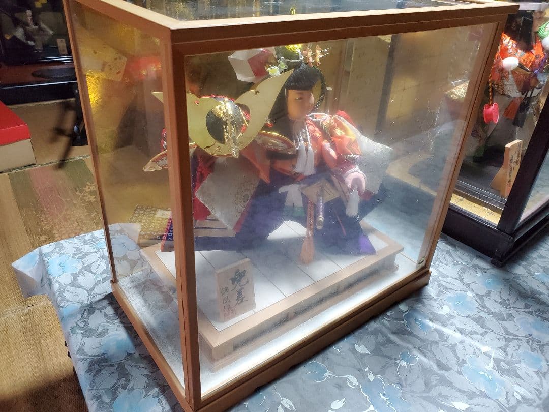 伝統的 五月人形 ケース付き 約50cm