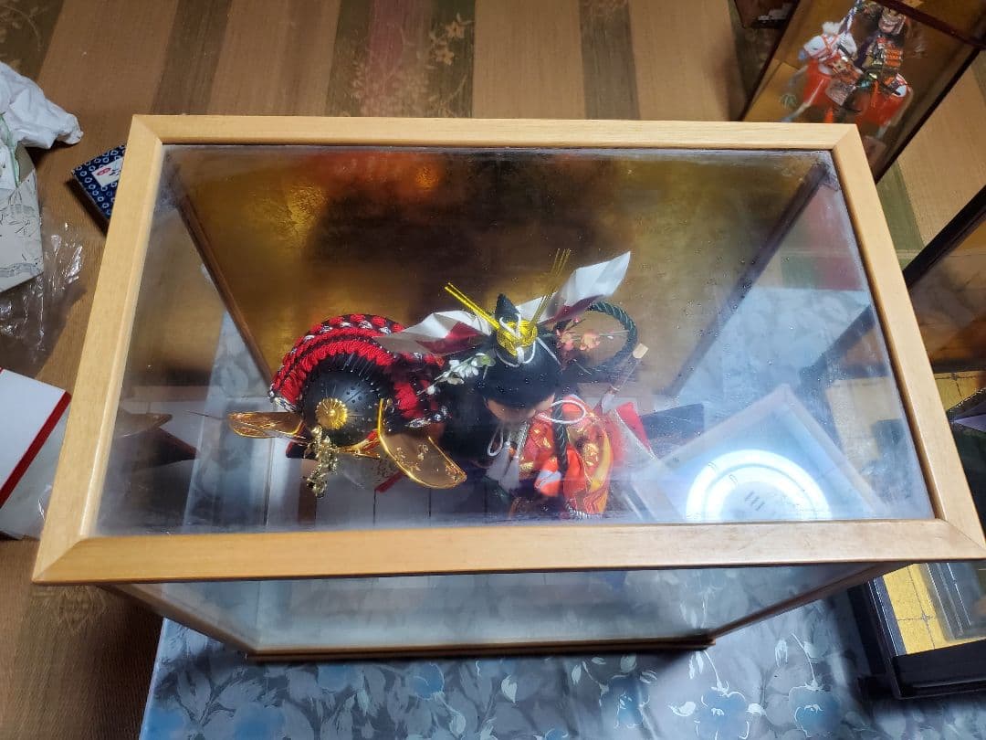 伝統的 五月人形 ケース付き 約50cm