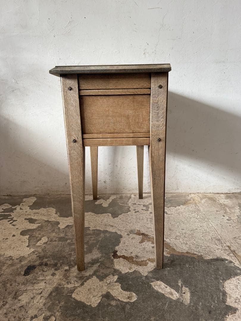 ビンテージ ドロワーサイドテーブル ドロワーコンソール　剥離