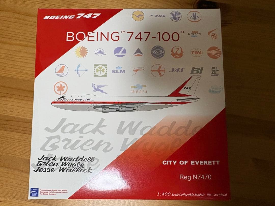 NGlite ボーイング747-100 試作機N7470 1/400 希少