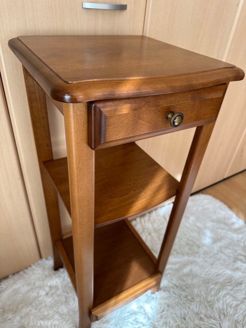 【コンソール】曙工芸製作所　サイドテーブル　花台　飾り台　収納棚　電話台