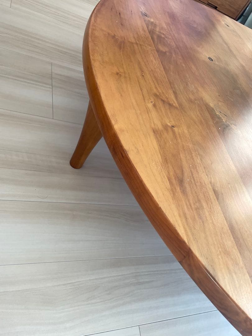 HIDA 森のことば 半円形リビングテーブル