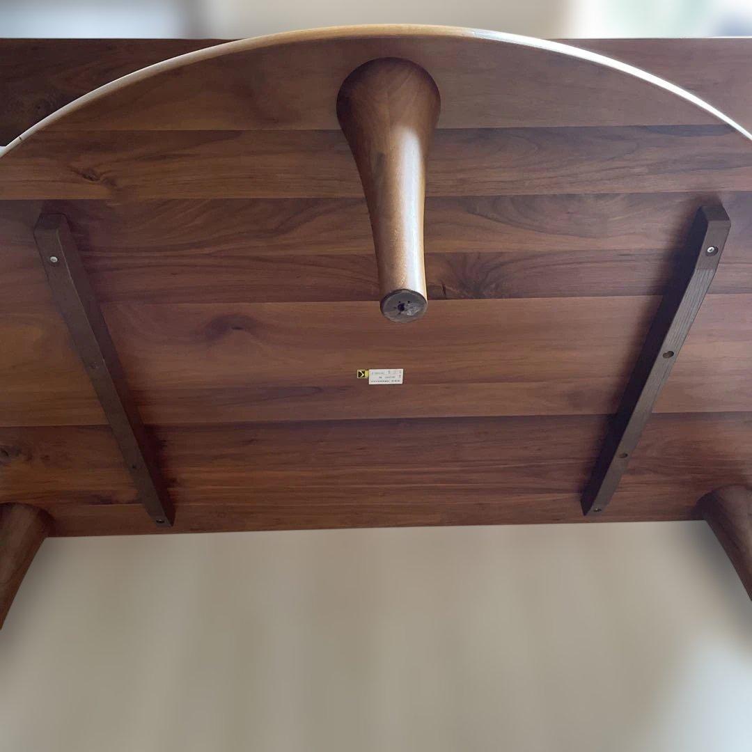 HIDA 森のことば 半円形リビングテーブル