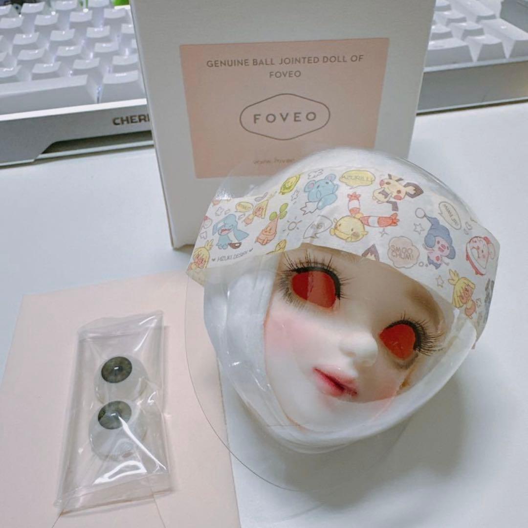 Foveo ドール Hico ヘッド Salmon white メイクあり
