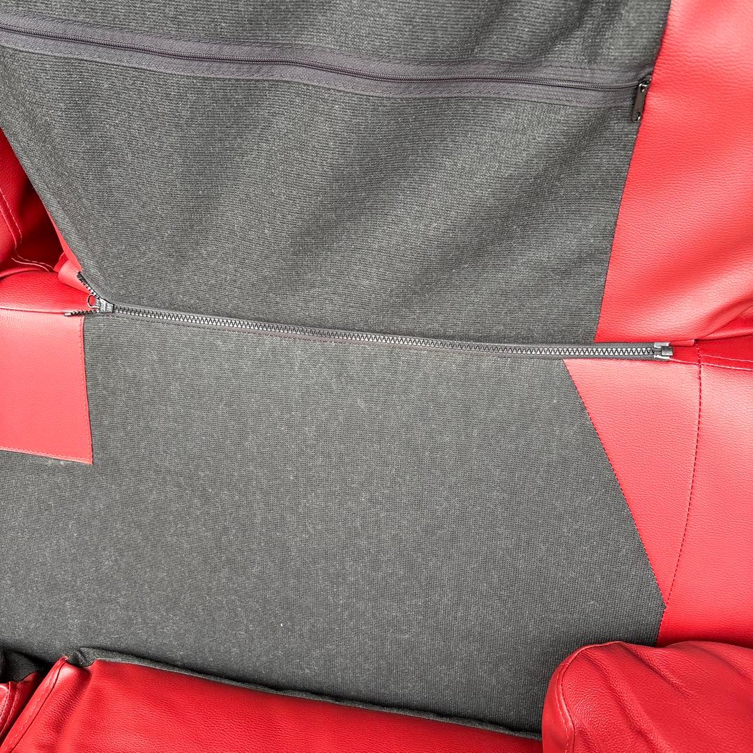 ニトリ赤いレザー 2人掛けソファ