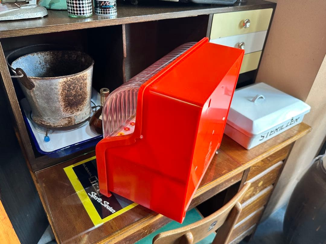 昭和レトロ　調味料入れ　調味料ストッカー　ダイエイ工業 レトロポップ 花柄