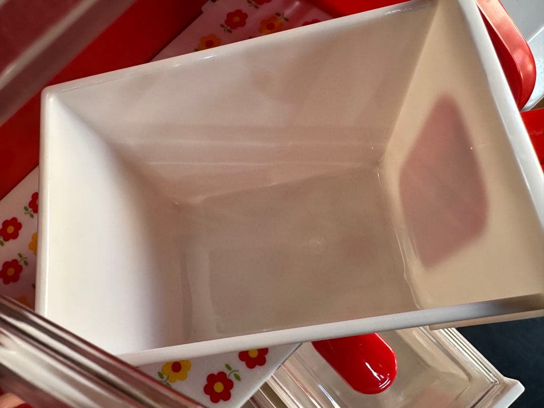 昭和レトロ　調味料入れ　調味料ストッカー　ダイエイ工業 レトロポップ 花柄