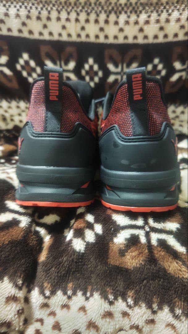 プーマ PUMA 安全靴 グライド レッド ロー 26.0cm