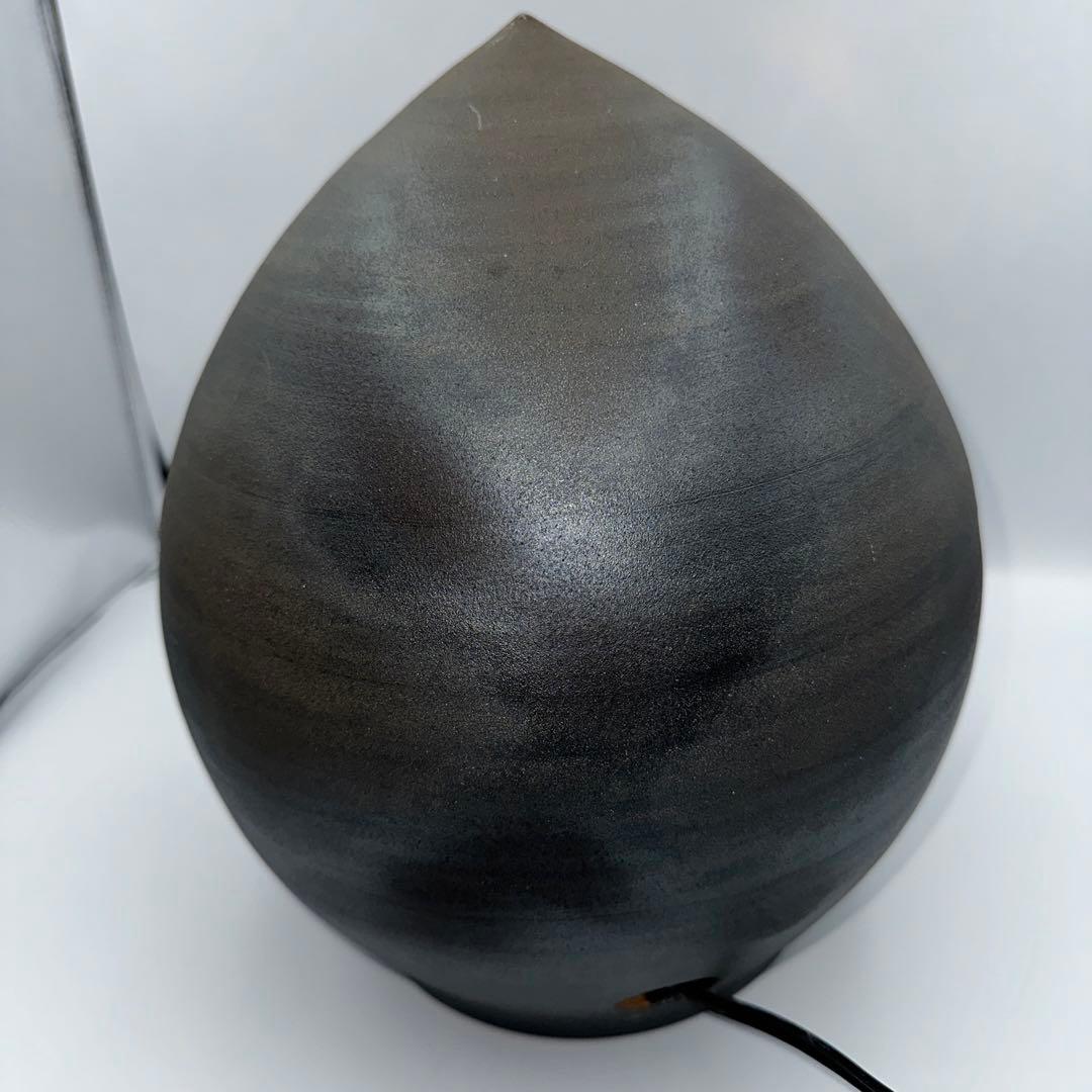 陶器製　星と月のデザインのドロップ型ランプ　間接照明　幻想的照明