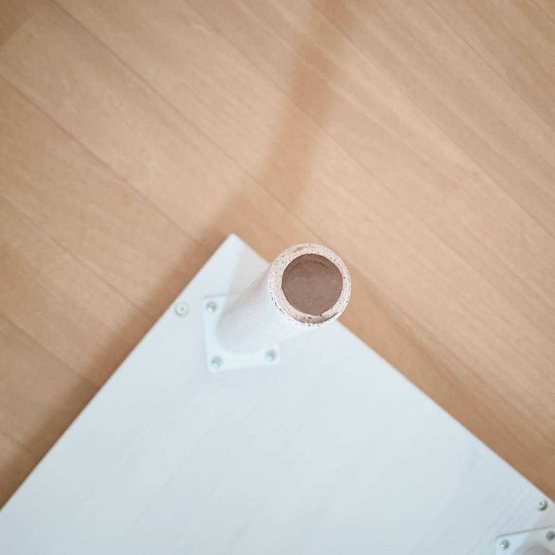 ガラステーブル 白 北欧 収納 おしゃれ テーブル 机 リビング ホワイト