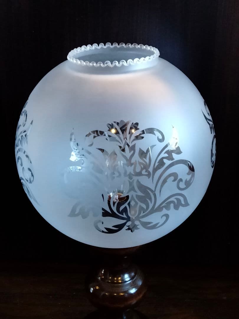 ⭐レトロ・美品⭐スペイン製 ダマスク柄 スタンドランプ アンティーク