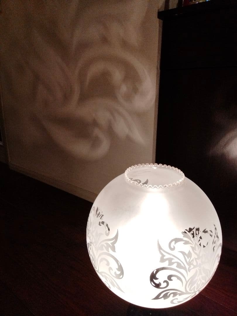 ⭐レトロ・美品⭐スペイン製 ダマスク柄 スタンドランプ アンティーク