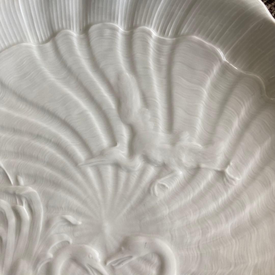 マイセン スワンサービス スワンホワイト プラター 大皿 約30cm