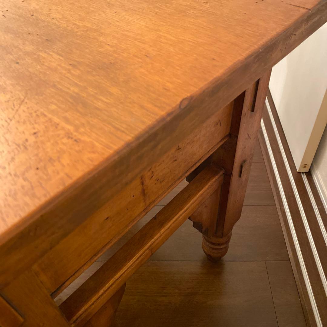 お値下げ⭐︎ベルメゾン サイドテーブル アンティーク風 - メルカリ