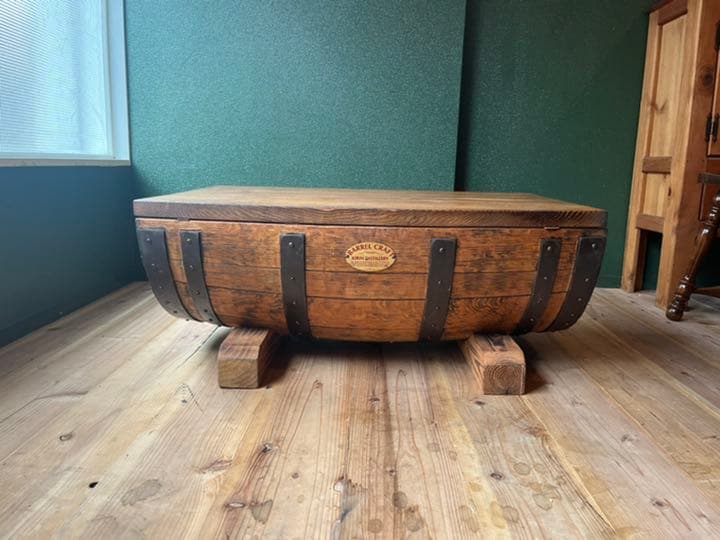 希少 BARREL CRAFT キリン レア アンティーク センターテーブル - メルカリ