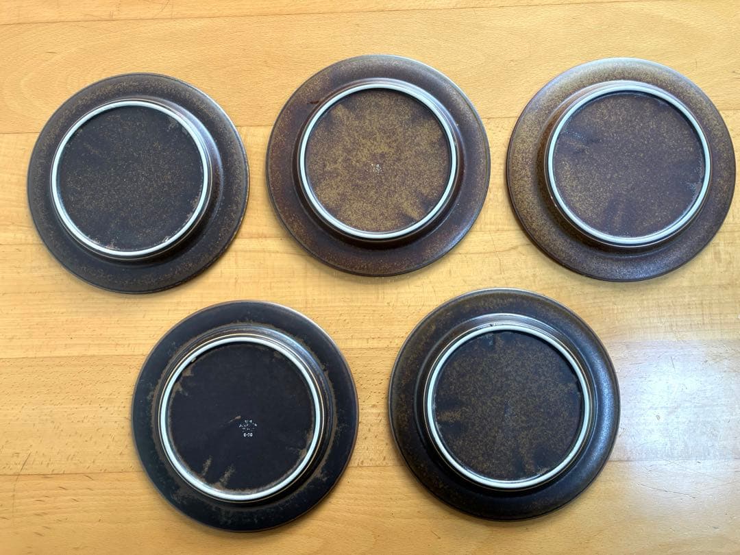 ARABIA　Ruska/ルスカ　ヴィンテージ プレート　５枚セット　20cm