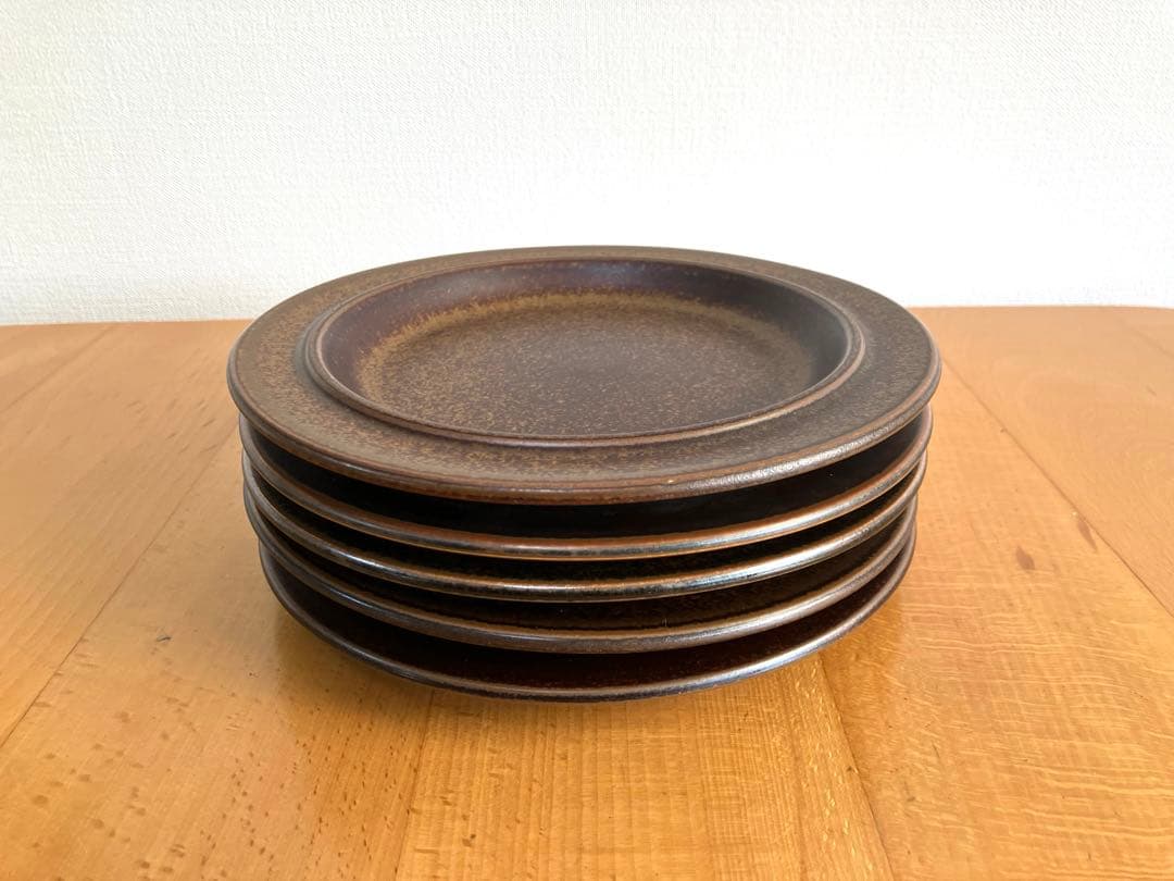 ARABIA　Ruska/ルスカ　ヴィンテージ プレート　５枚セット　20cm