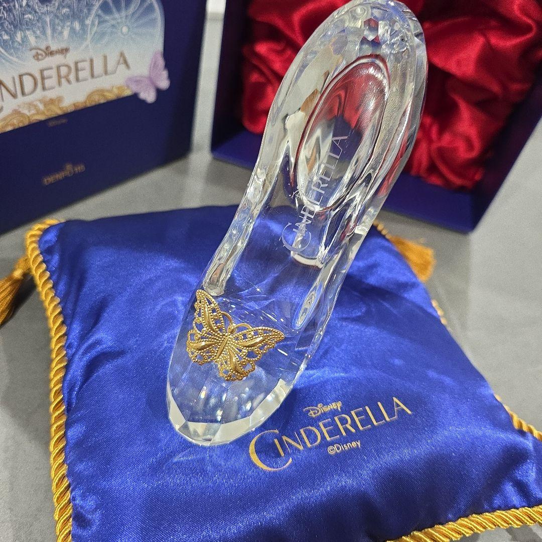シンデレラ ガラスの靴 クリスタル製　電報