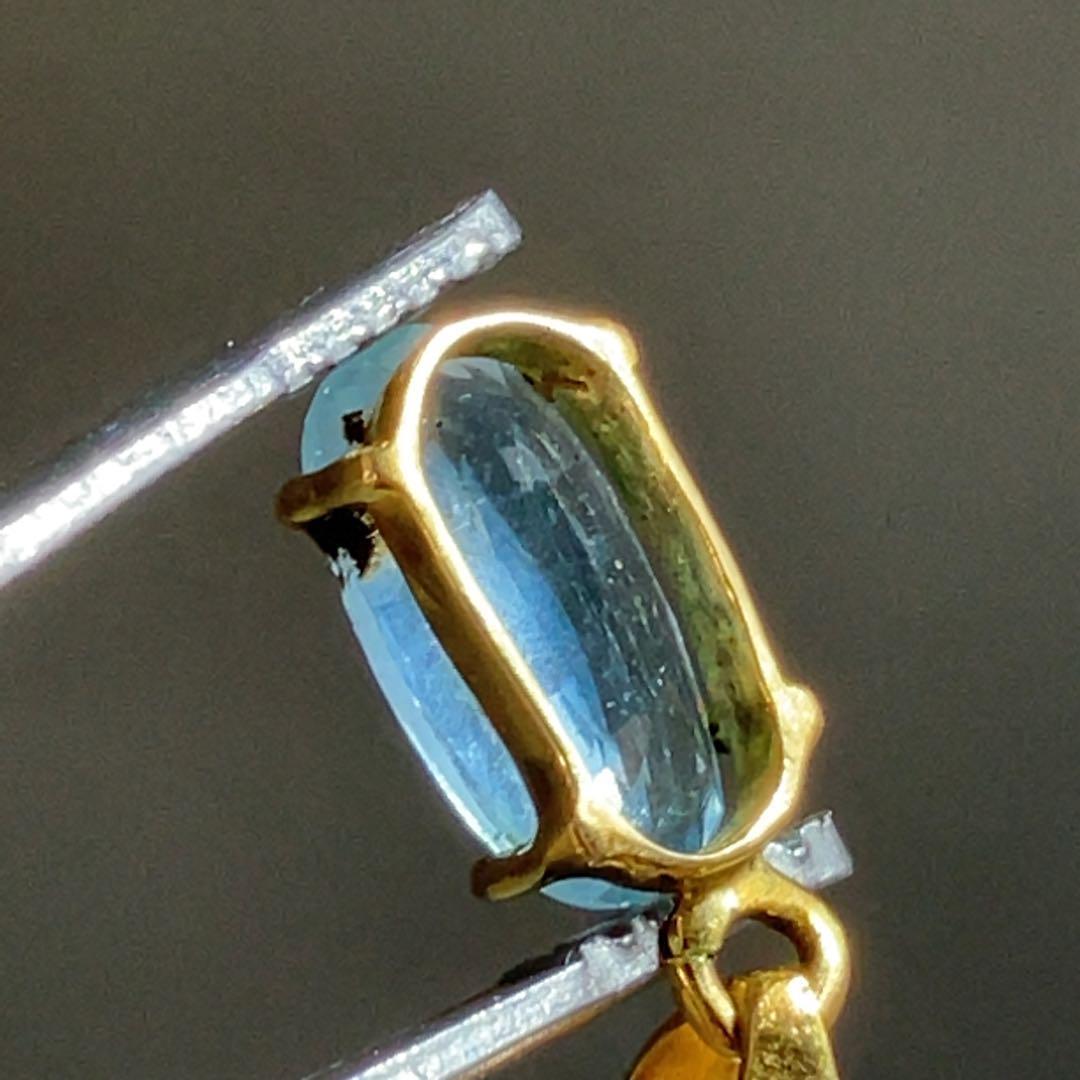 【天然アクアマリン】ペンダントトップアクセサリー高品質ct2746