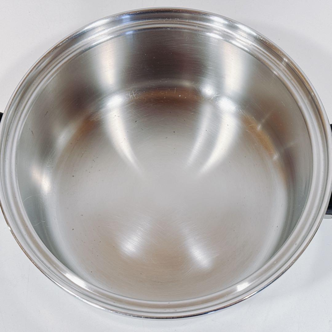 ロイヤルクイーン ROYAL QUEEN 2コート ステンレス鍋 IH非対応 - メルカリ