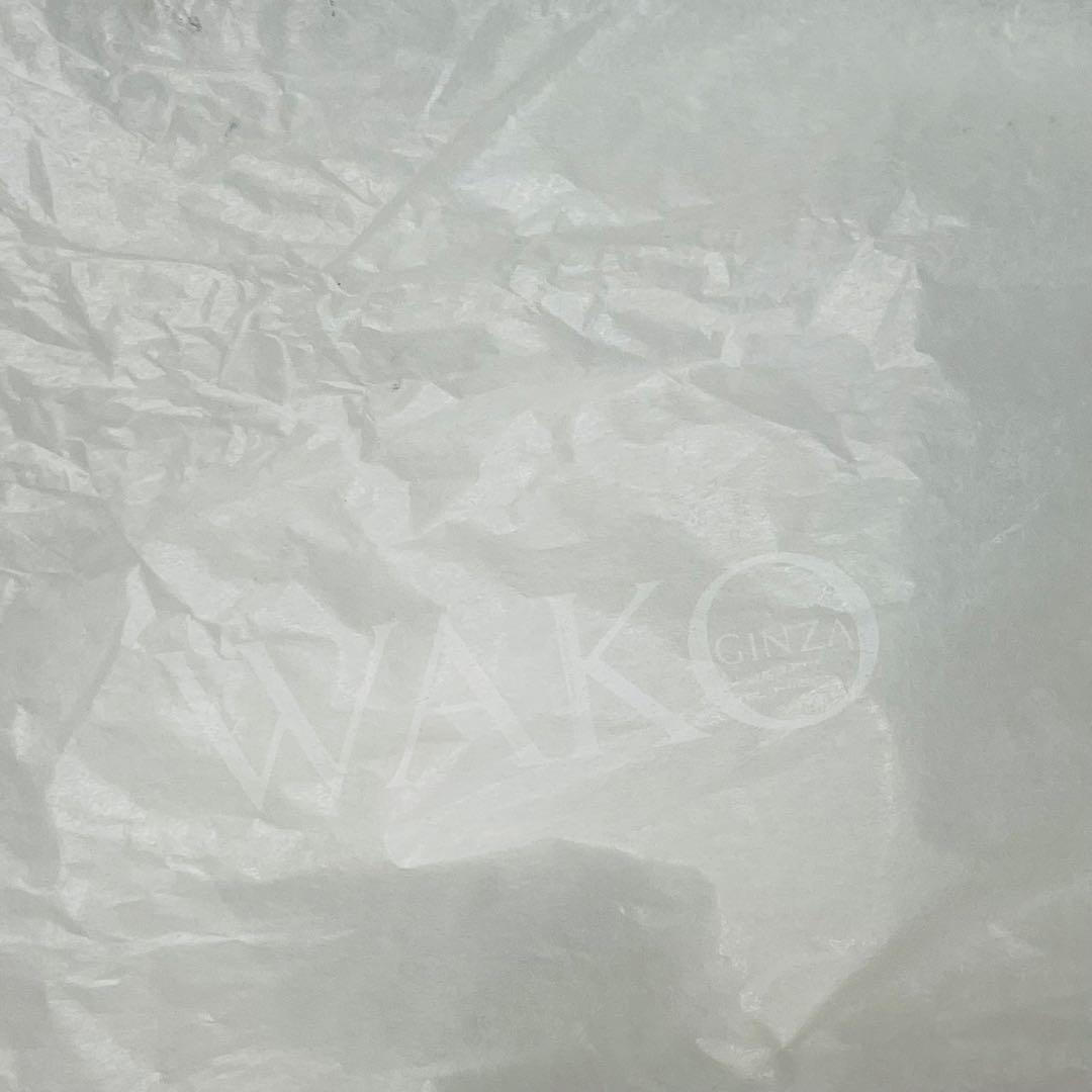 【未使用】銀座和光 銀細工 おしぼりトレイ かご編み 銀仕上げ 銀加工 5枚