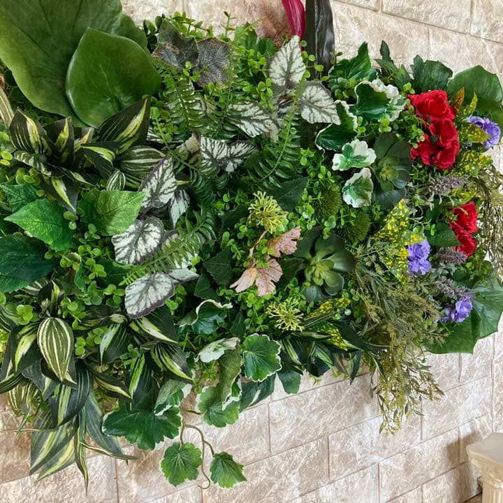 光触媒　人工観葉植物　ウォールグリーン 造花　インテリア6030