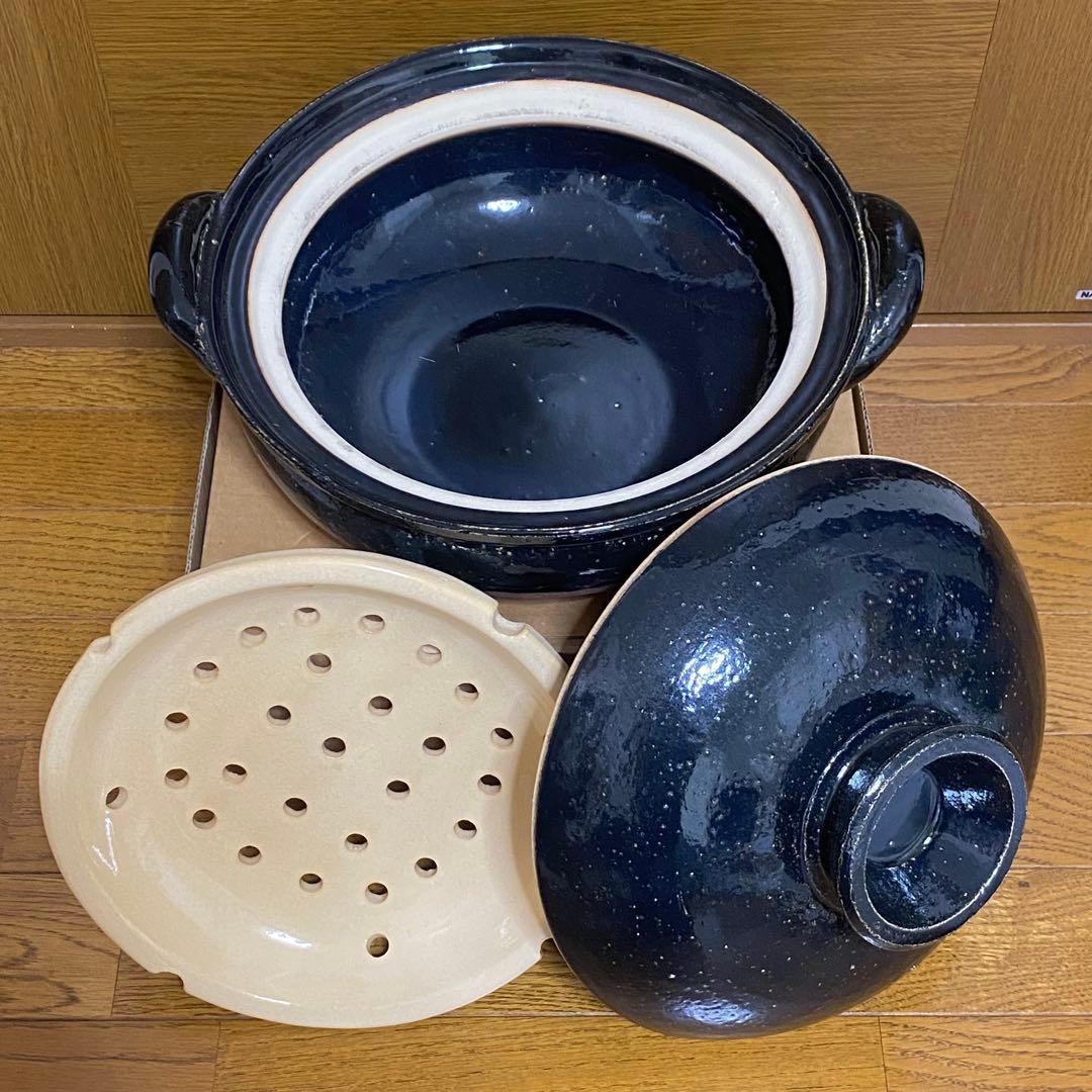 長谷製陶株式会社 ヘルシー蒸し鍋 伊賀焼 土鍋