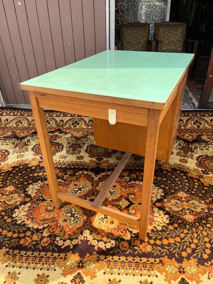 学習机 勉強机 デスク インテリア 昭和レトロ 当時物 アンティーク ビンテージ