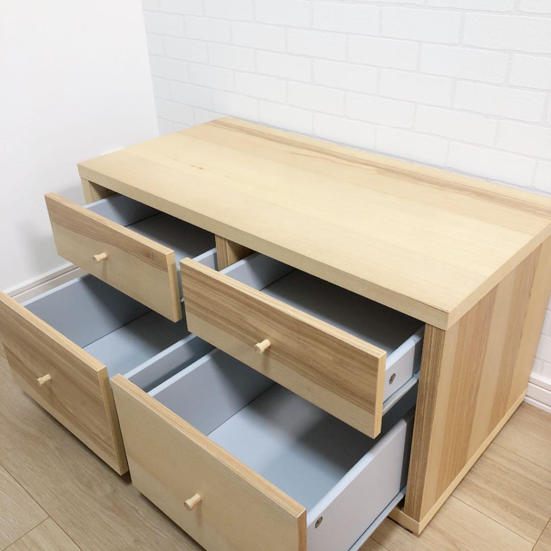 イケア IKEA トレビー TRABY 収納棚 引き出し テレビ台 - メルカリ