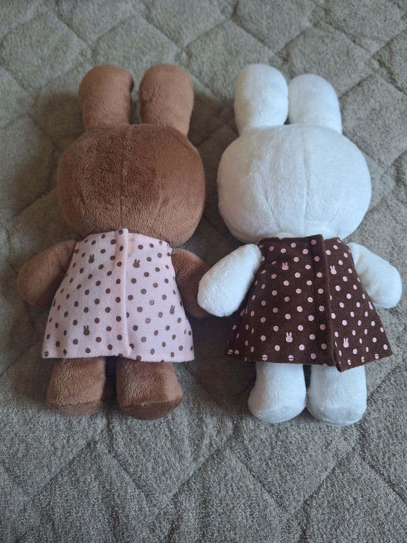 ミッフィー&メラニーショコラドットぬいぐるみセットmiffy styleセキグチ