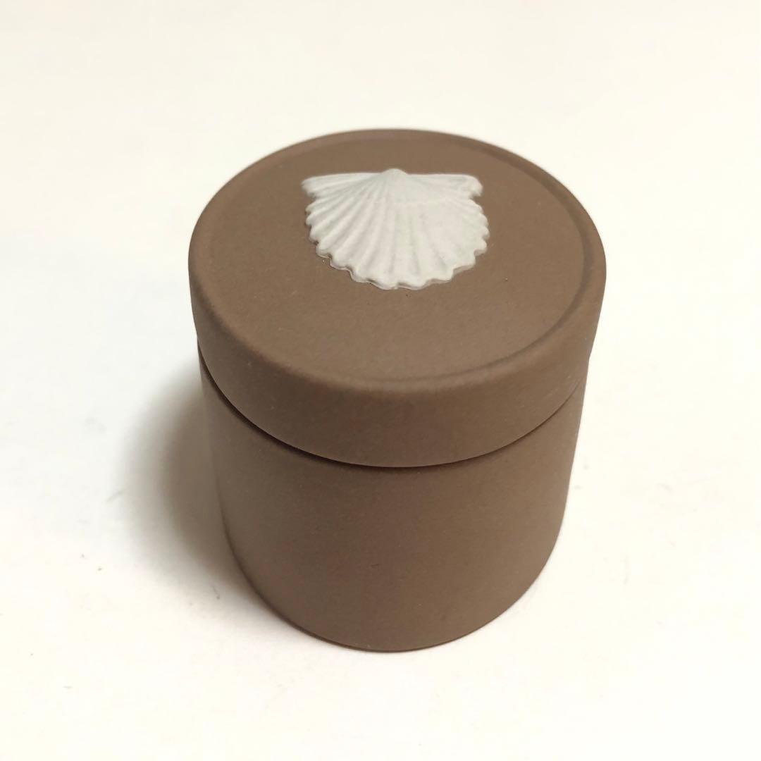 レア　英国ヴィンテージ ウェッジウッド ジャスパーウェア 豆型ボックス