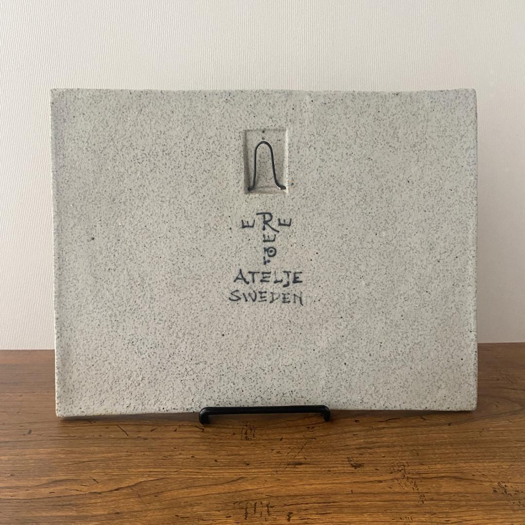 インガーパーソン 陶板 リンドベリ バイキング 壁掛け ロールストランド A