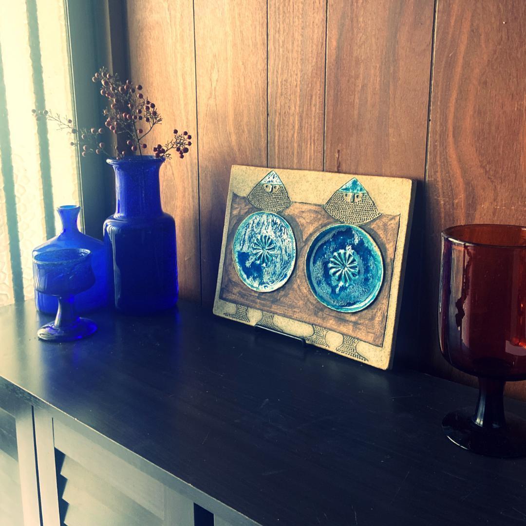 インガーパーソン 陶板 リンドベリ バイキング 壁掛け ロールストランド A