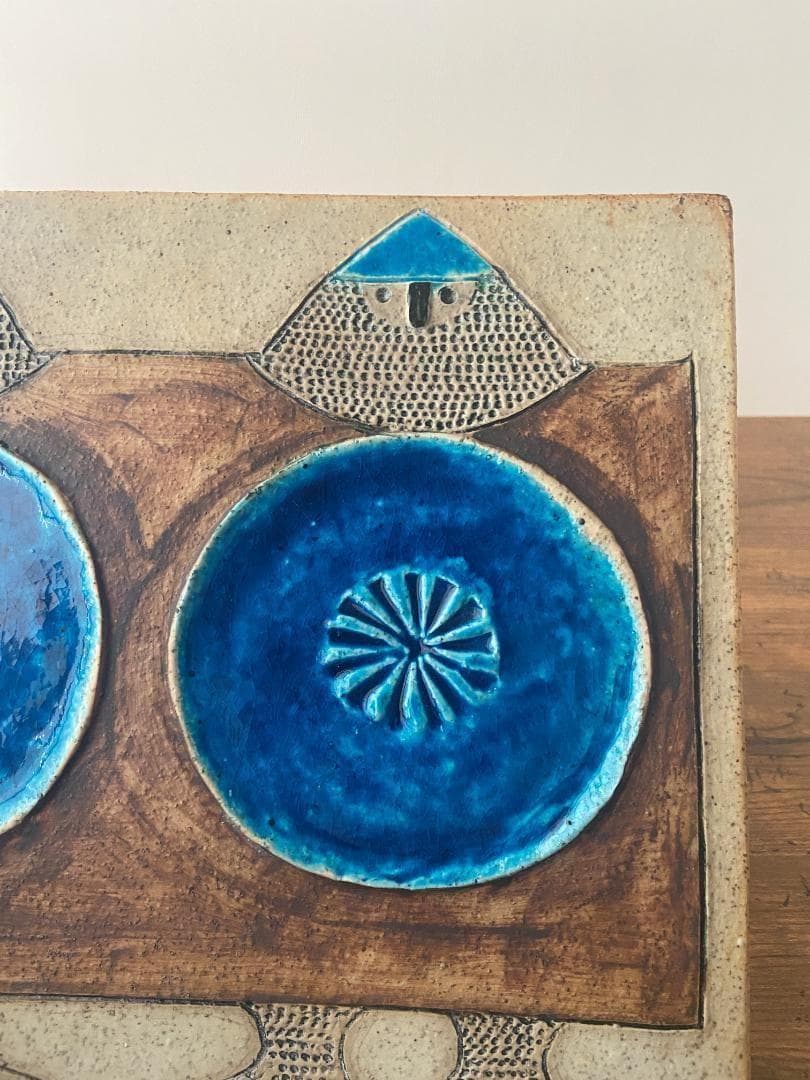 インガーパーソン 陶板 リンドベリ バイキング 壁掛け ロールストランド A