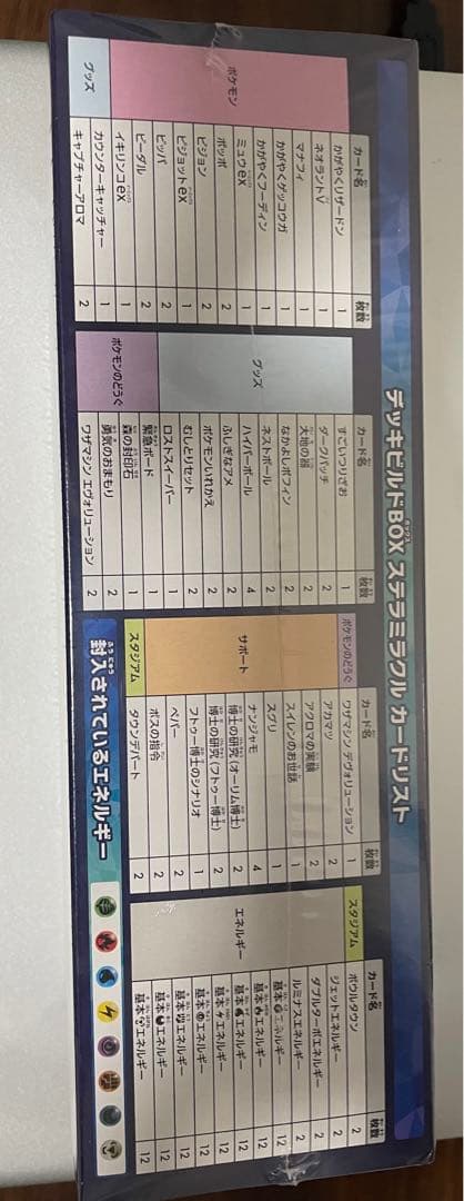 新品未開封】シュリンク付き ポケモンカード デッキビルドBOX ステラ