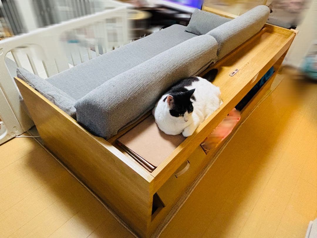 【最終値下げ】ニトリ 3WAYベッドソファ コンセント USBポート付き