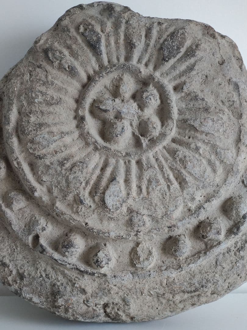 大安寺軒丸瓦 奈良古物大和路古瓦考古白鳳天平鎌倉江戸時代 - メルカリ