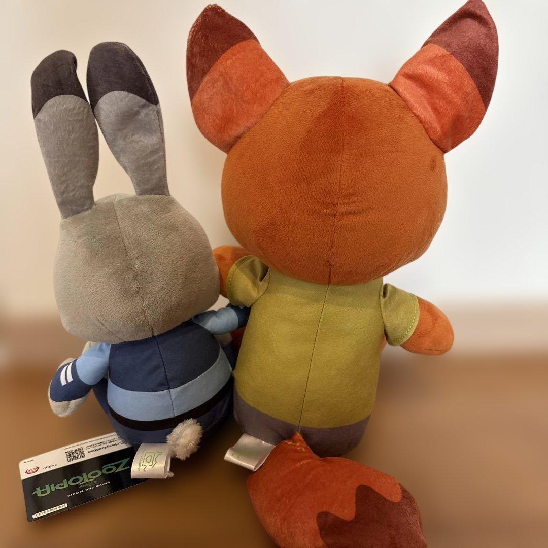 ニック・ワイルドとジュディ・ホップス ぬいぐるみセット - メルカリ