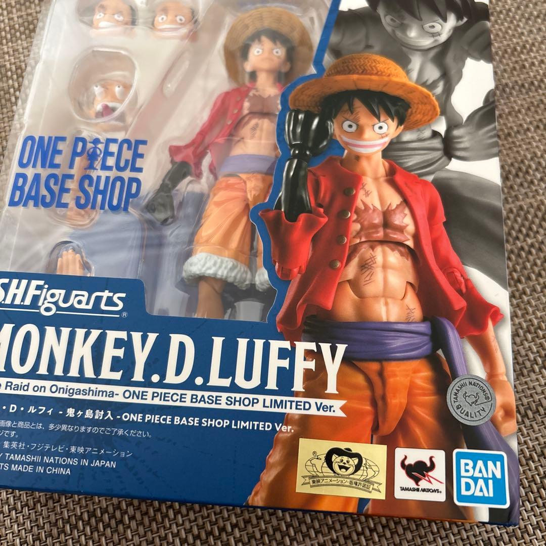 【即日発送】 S.H.Figuarts ルフィ 鬼ヶ島討入 BASESHOP限定