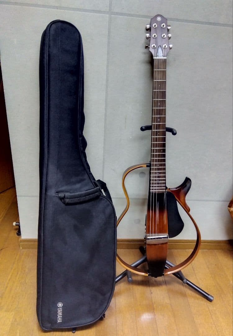 Yamaha サイレントギター 6弦 ブラウン SLG200S ケースあり - メルカリ