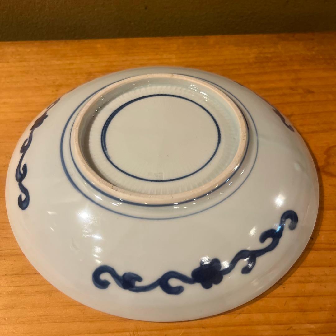 シ*ロ様 村田森　　　染付7寸皿　　5枚