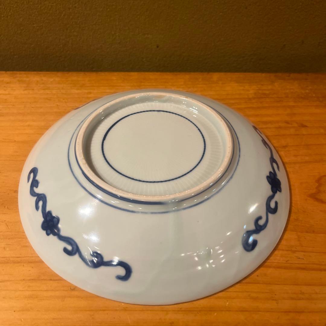 シ*ロ様 村田森　　　染付7寸皿　　5枚