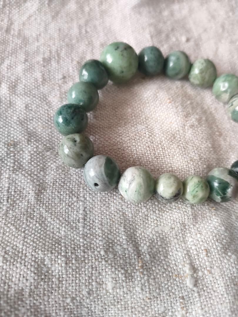 希少☆北海道産 日高翡翠 ひすい ブレスレット