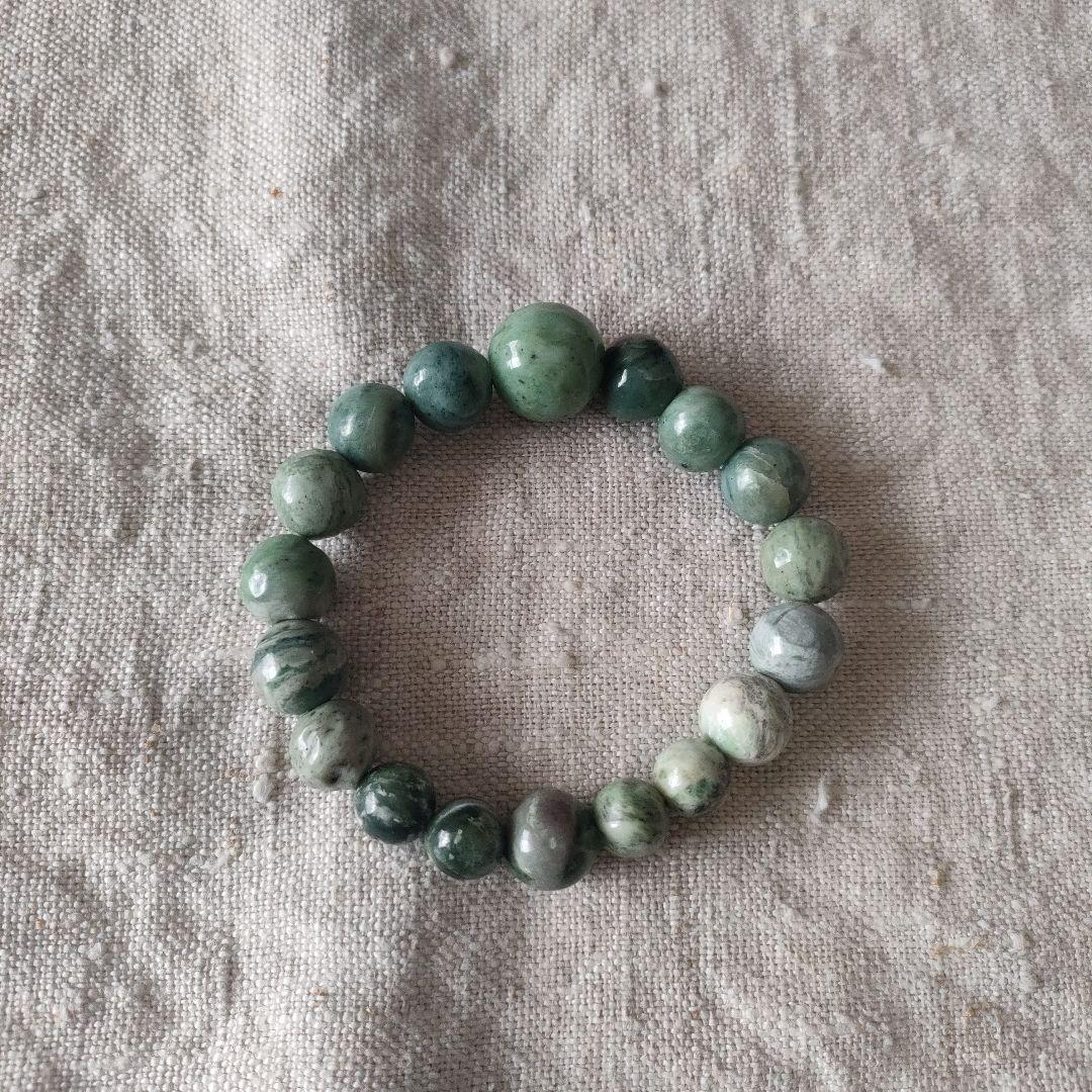 希少☆北海道産 日高翡翠 ひすい ブレスレット