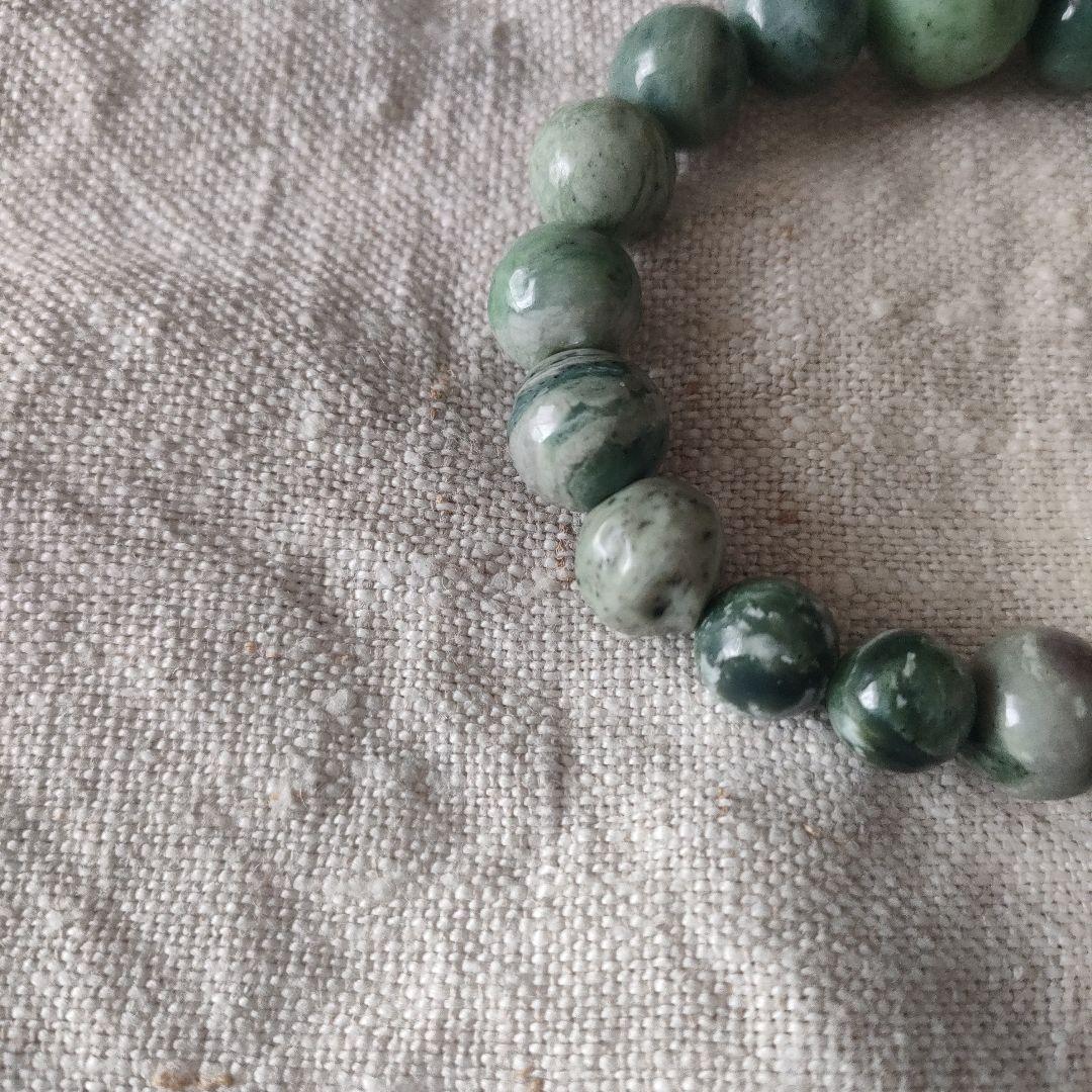 希少☆北海道産 日高翡翠 ひすい ブレスレット