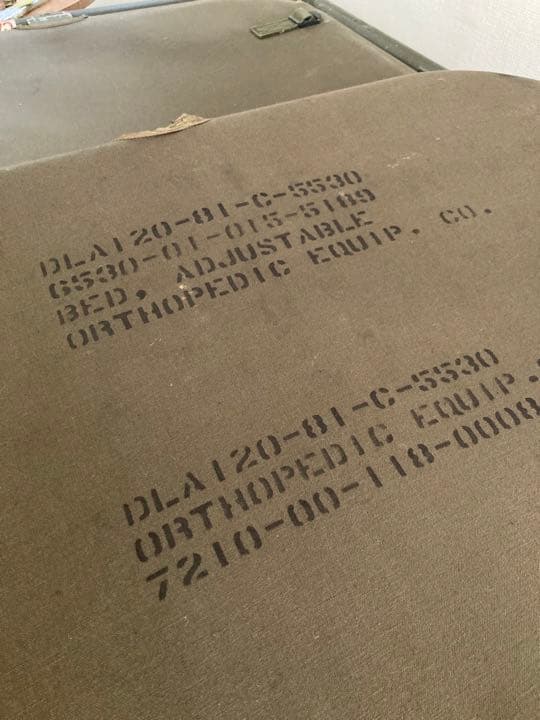 1980s アメリカ軍　実物折りたたみコット　ベッドのみ