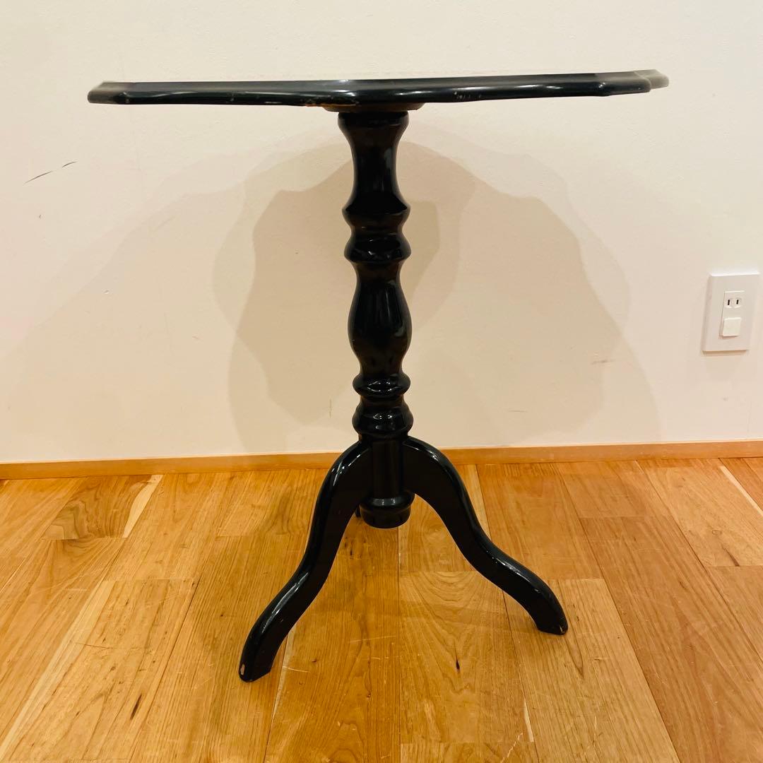 イタリア製 象嵌サイドテーブル コーヒーテーブル グリーン アンティーク