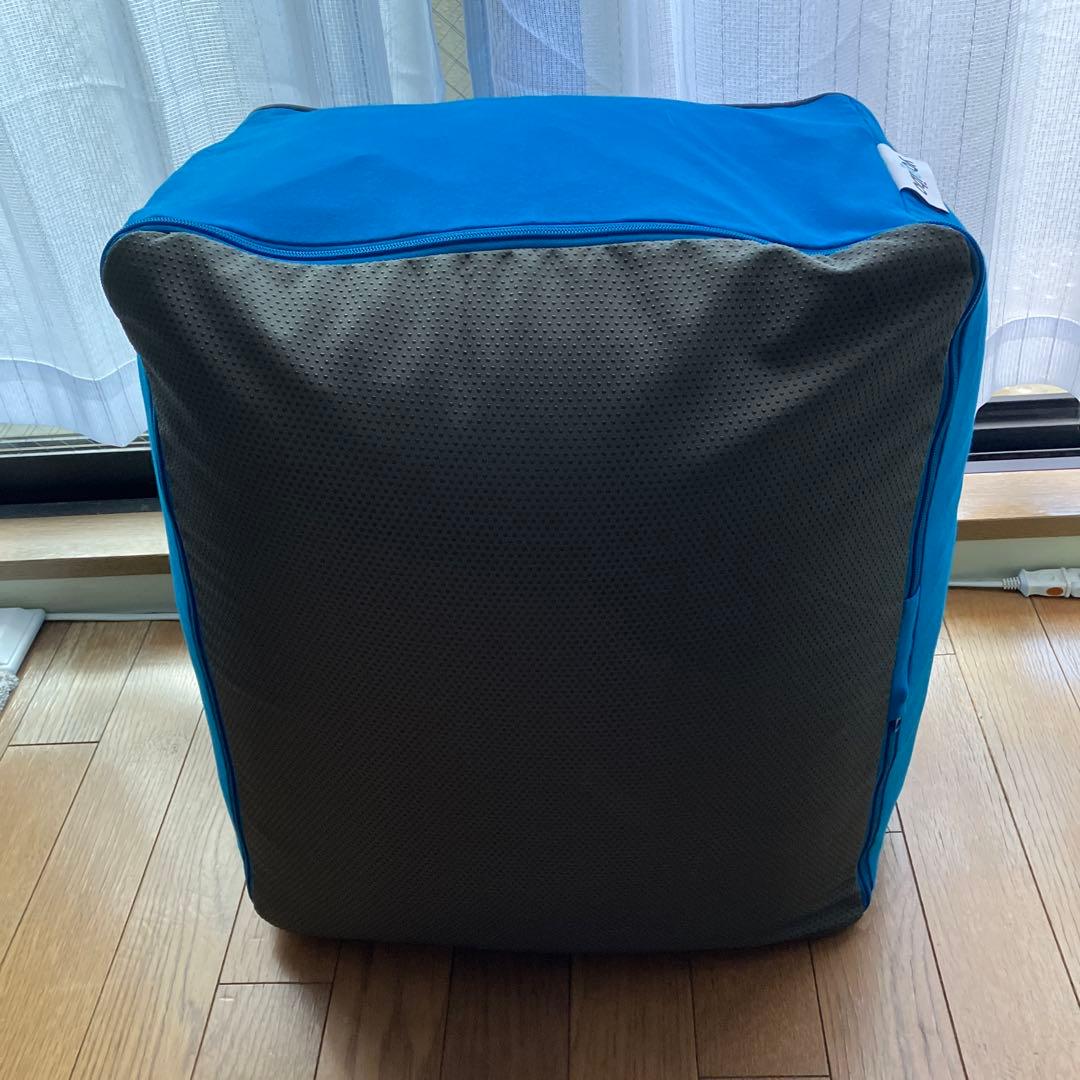 優*駿様 ヨギボーオットマン青➕ライムグリーン交換用カバー