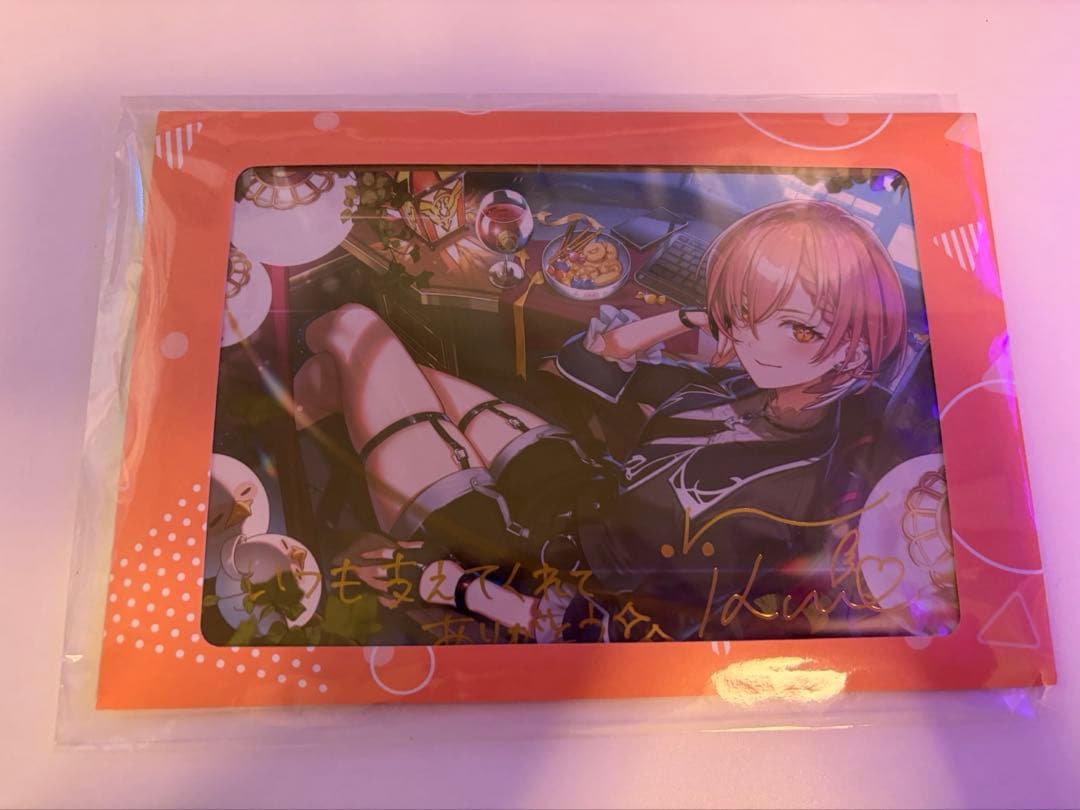 鷹嶺ルイ 活動3周年記念 ホロライブ 数量限定 直筆サインポストカード